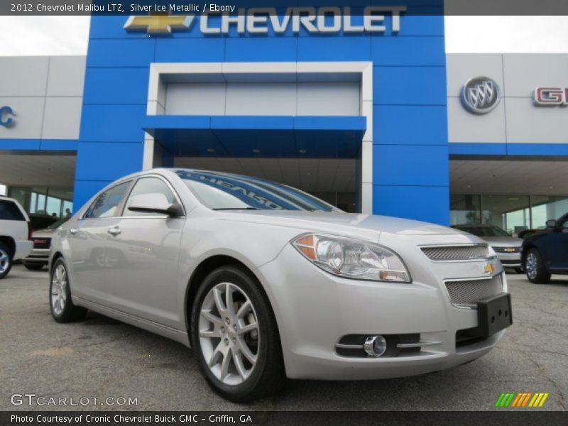 Silver Ice Metallic / Ebony 2012 Chevrolet Malibu LTZ