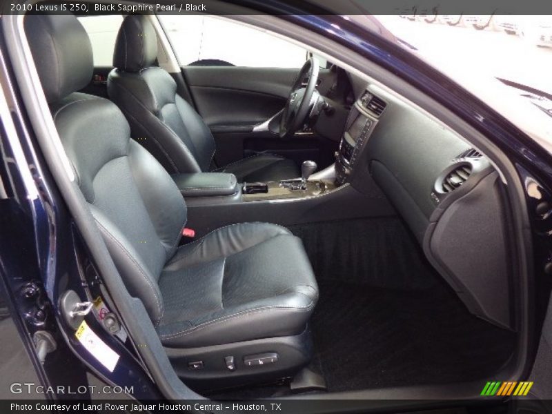 Black Sapphire Pearl / Black 2010 Lexus IS 250