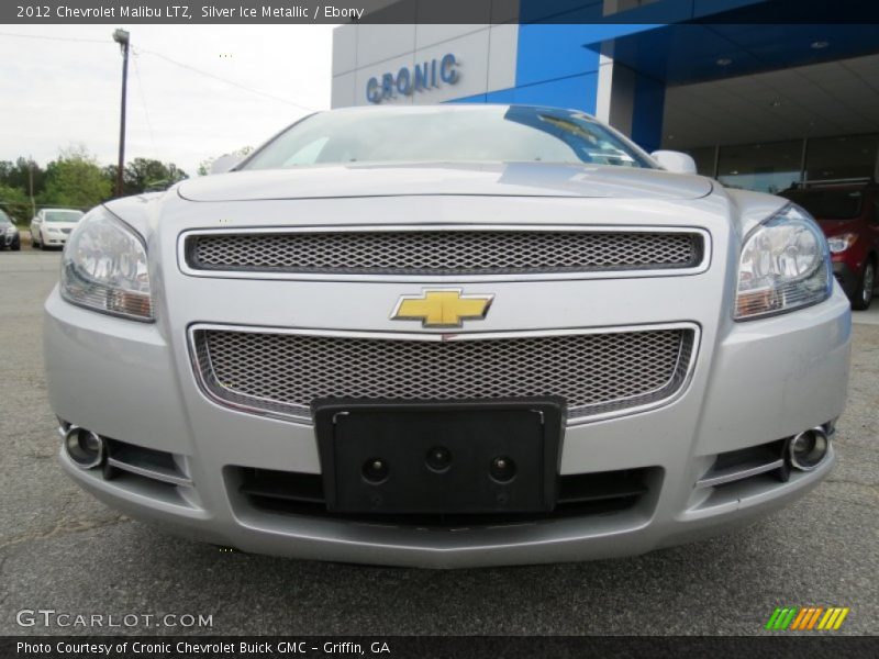 Silver Ice Metallic / Ebony 2012 Chevrolet Malibu LTZ