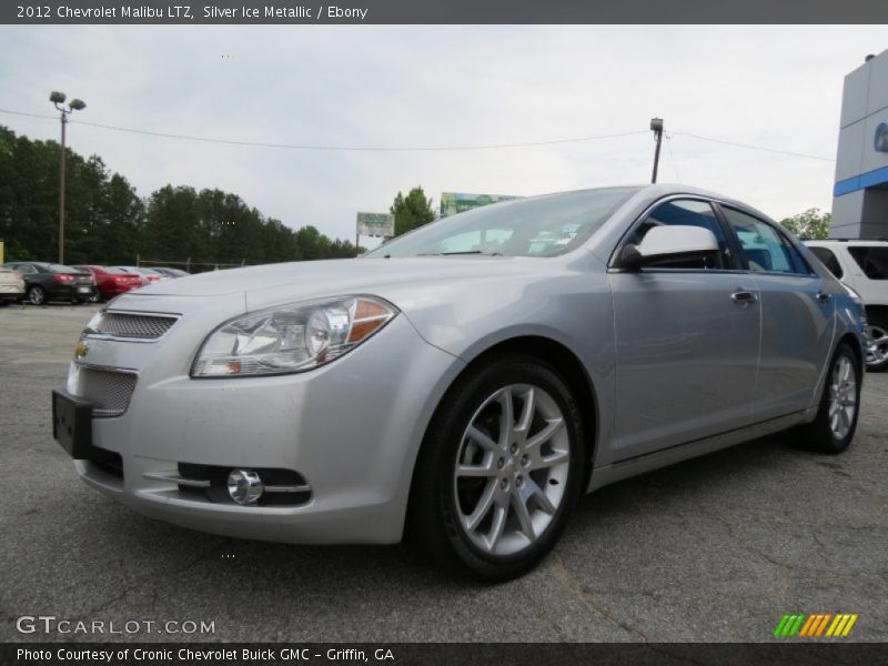 Silver Ice Metallic / Ebony 2012 Chevrolet Malibu LTZ