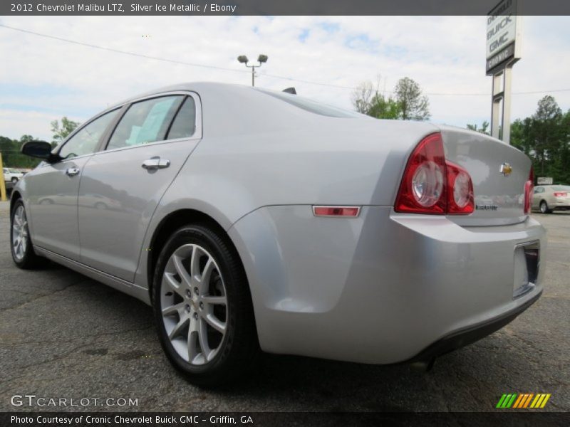 Silver Ice Metallic / Ebony 2012 Chevrolet Malibu LTZ