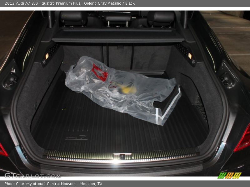 Oolong Gray Metallic / Black 2013 Audi A7 3.0T quattro Premium Plus