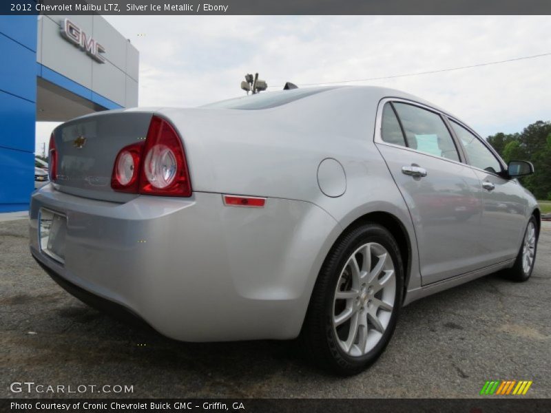 Silver Ice Metallic / Ebony 2012 Chevrolet Malibu LTZ