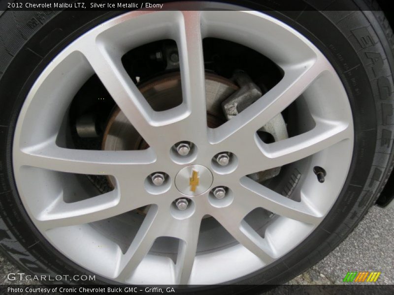 Silver Ice Metallic / Ebony 2012 Chevrolet Malibu LTZ