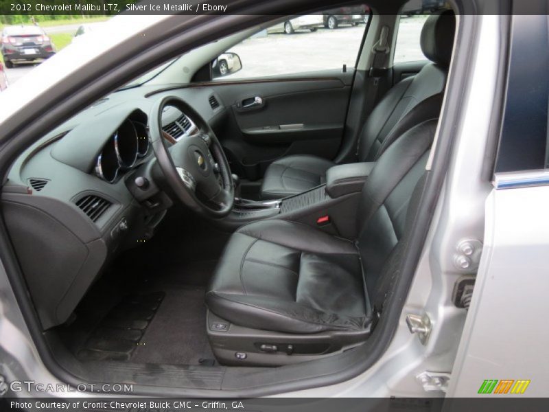 Silver Ice Metallic / Ebony 2012 Chevrolet Malibu LTZ