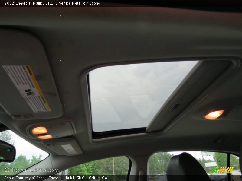 Silver Ice Metallic / Ebony 2012 Chevrolet Malibu LTZ