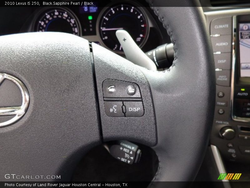 Black Sapphire Pearl / Black 2010 Lexus IS 250