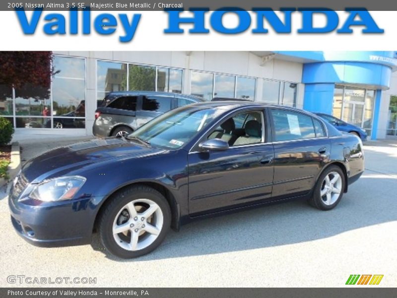 Majestic Blue Metallic / Charcoal 2005 Nissan Altima 3.5 SE