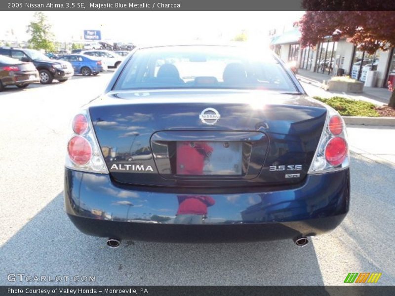 Majestic Blue Metallic / Charcoal 2005 Nissan Altima 3.5 SE