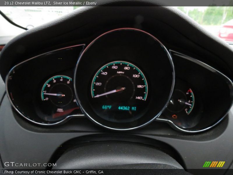 Silver Ice Metallic / Ebony 2012 Chevrolet Malibu LTZ