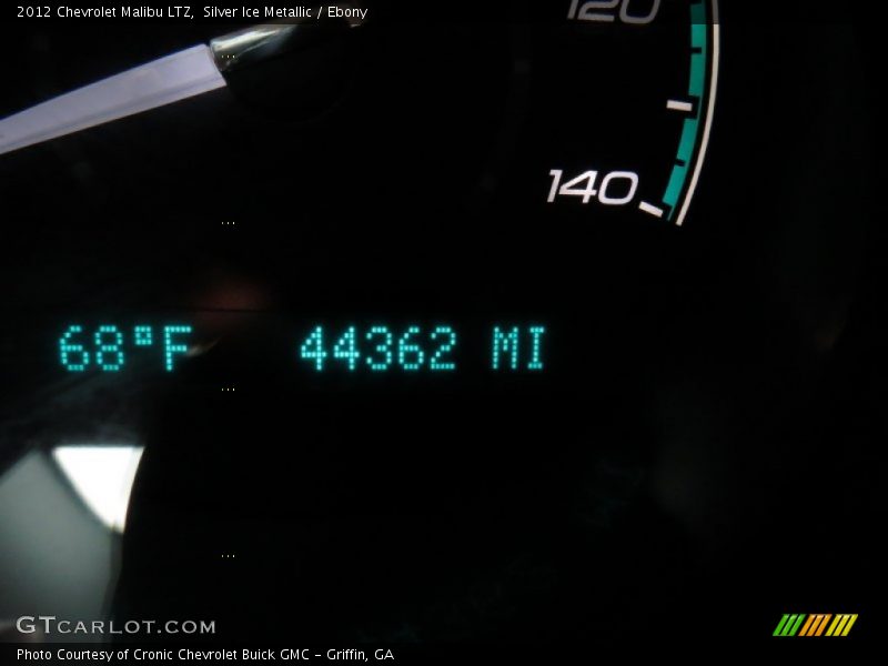 Silver Ice Metallic / Ebony 2012 Chevrolet Malibu LTZ