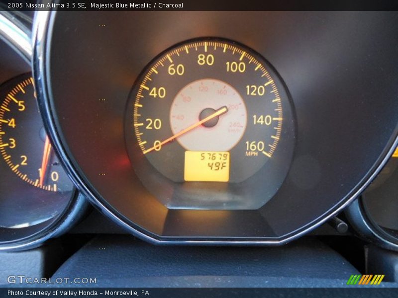 Majestic Blue Metallic / Charcoal 2005 Nissan Altima 3.5 SE