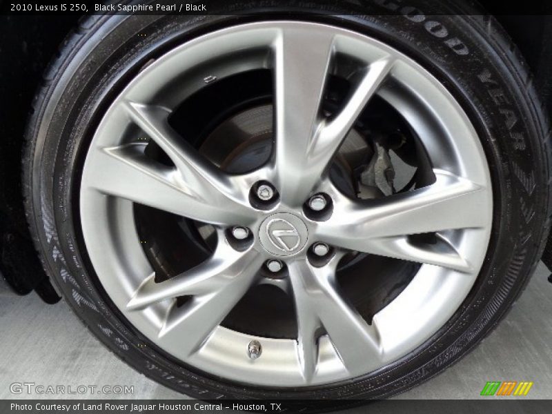 Black Sapphire Pearl / Black 2010 Lexus IS 250