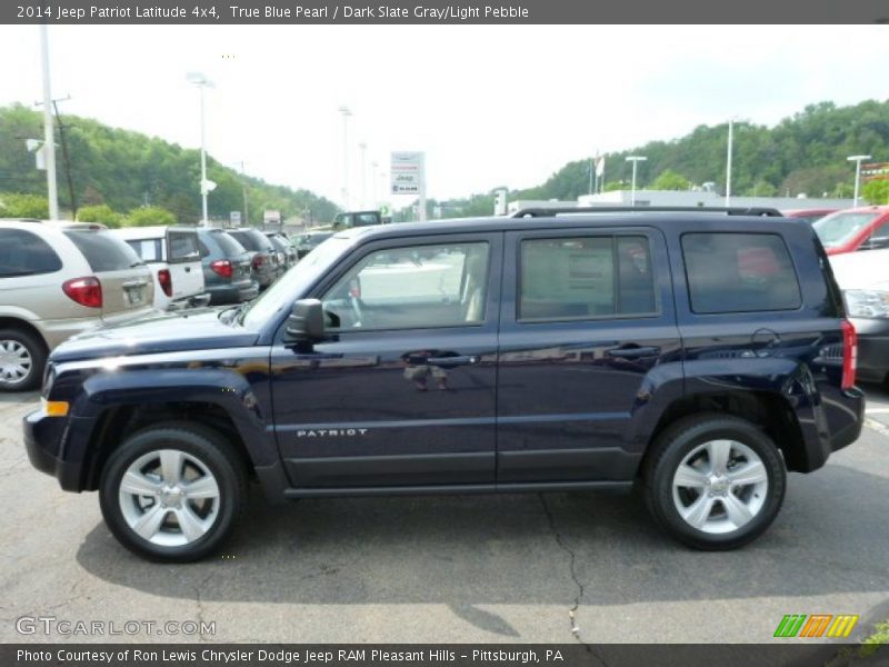 True Blue Pearl / Dark Slate Gray/Light Pebble 2014 Jeep Patriot Latitude 4x4