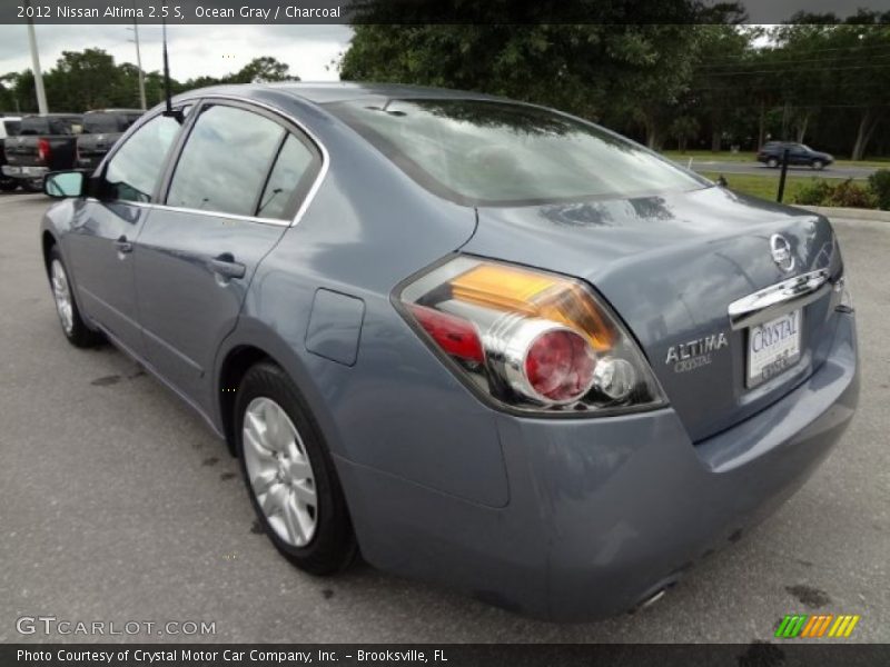 Ocean Gray / Charcoal 2012 Nissan Altima 2.5 S