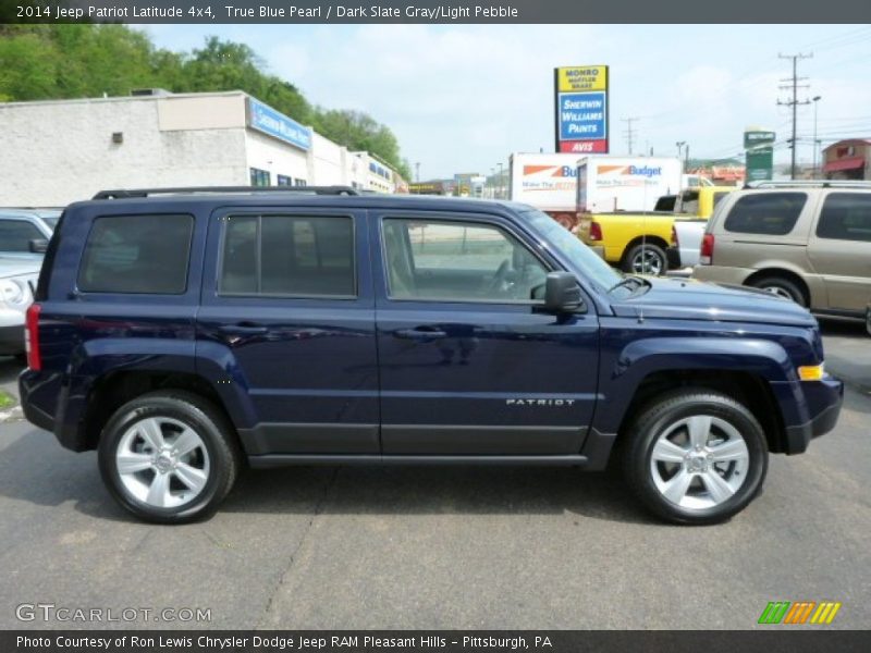 True Blue Pearl / Dark Slate Gray/Light Pebble 2014 Jeep Patriot Latitude 4x4