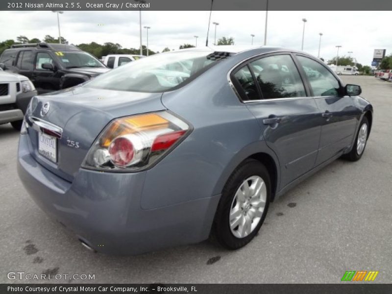 Ocean Gray / Charcoal 2012 Nissan Altima 2.5 S