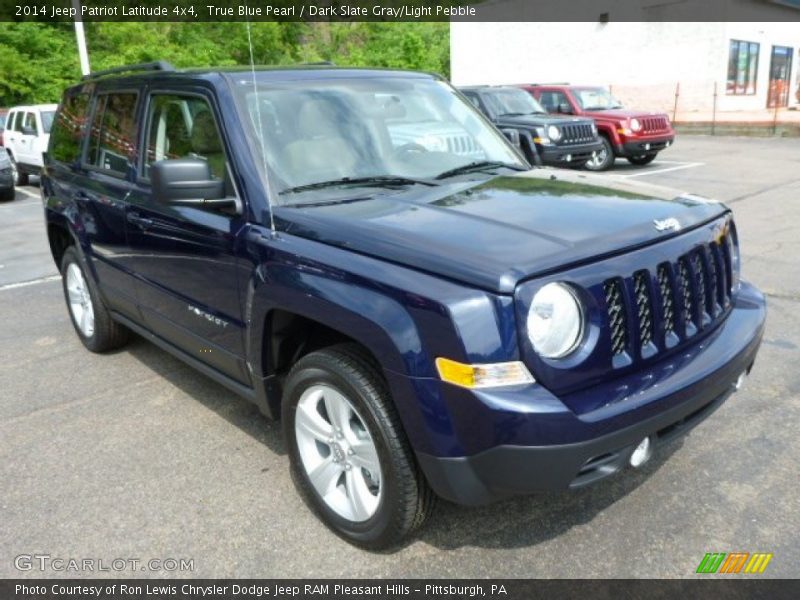 True Blue Pearl / Dark Slate Gray/Light Pebble 2014 Jeep Patriot Latitude 4x4