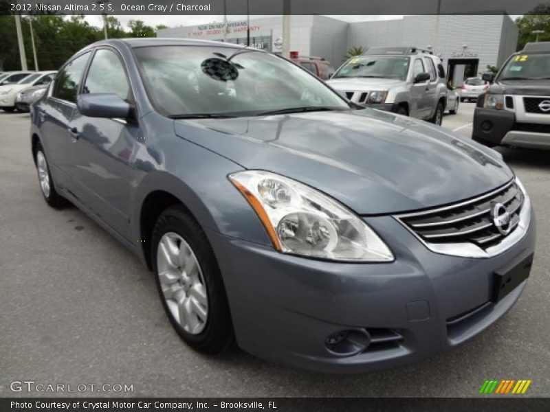 Ocean Gray / Charcoal 2012 Nissan Altima 2.5 S