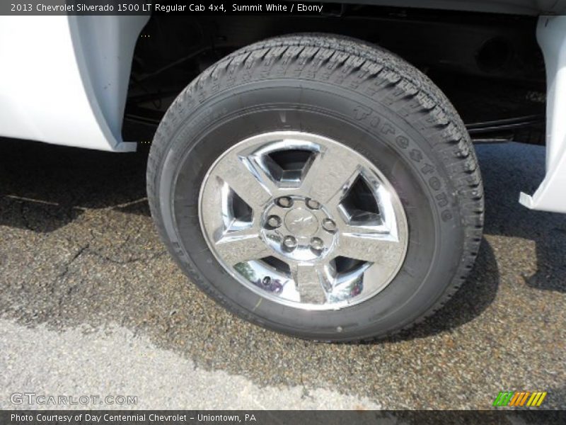 Summit White / Ebony 2013 Chevrolet Silverado 1500 LT Regular Cab 4x4