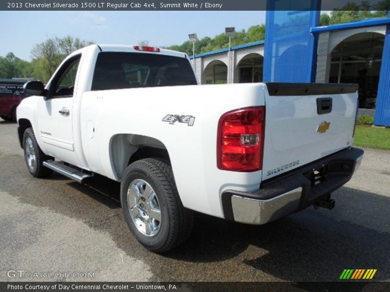 Summit White / Ebony 2013 Chevrolet Silverado 1500 LT Regular Cab 4x4
