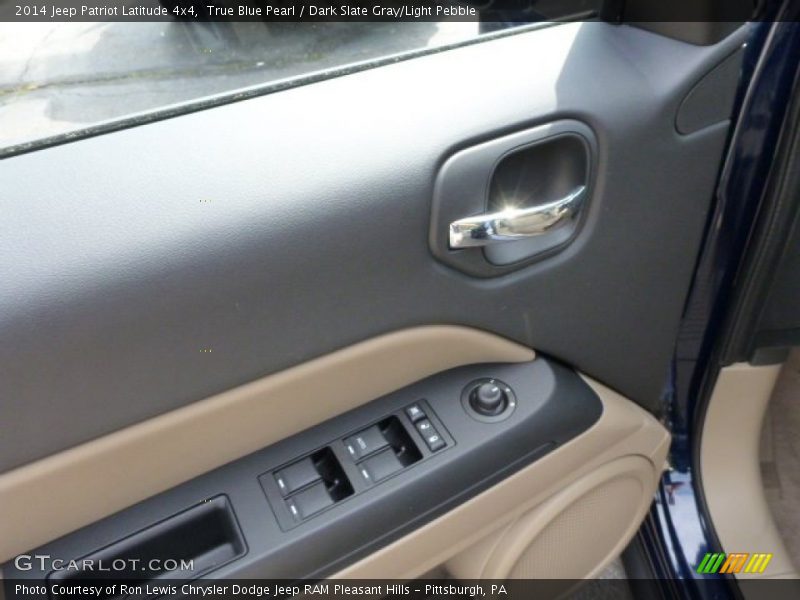 True Blue Pearl / Dark Slate Gray/Light Pebble 2014 Jeep Patriot Latitude 4x4