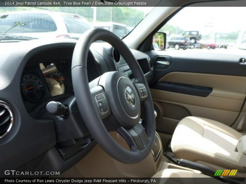 True Blue Pearl / Dark Slate Gray/Light Pebble 2014 Jeep Patriot Latitude 4x4
