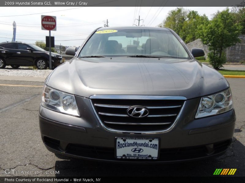 Willow Gray / Gray 2009 Hyundai Sonata GLS