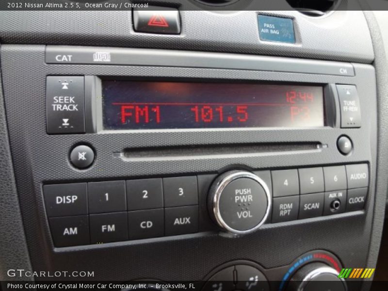 Ocean Gray / Charcoal 2012 Nissan Altima 2.5 S