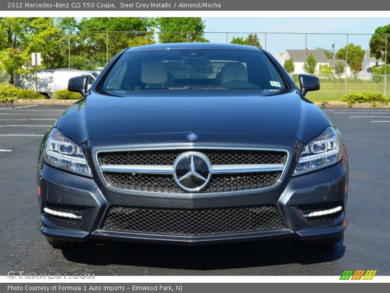 Steel Grey Metallic / Almond/Mocha 2012 Mercedes-Benz CLS 550 Coupe