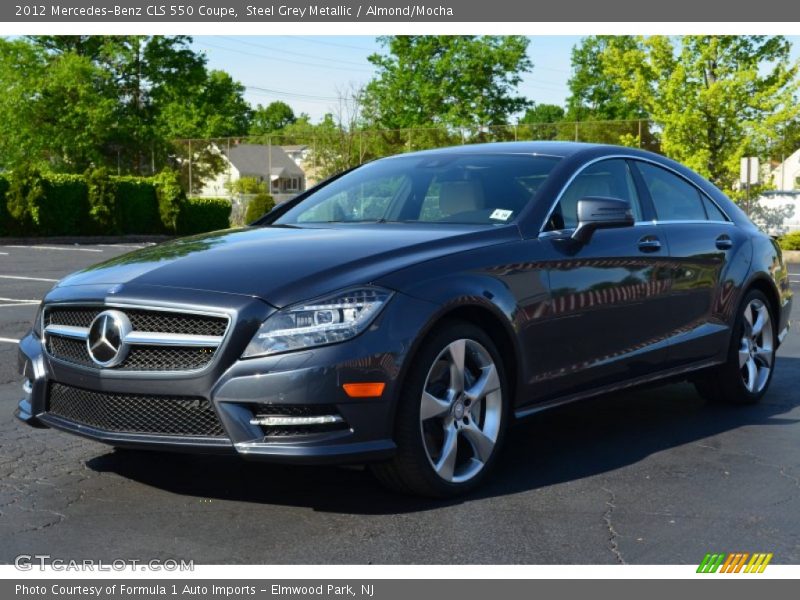 Steel Grey Metallic / Almond/Mocha 2012 Mercedes-Benz CLS 550 Coupe