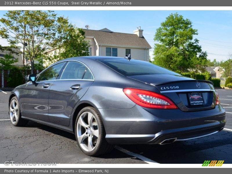 Steel Grey Metallic / Almond/Mocha 2012 Mercedes-Benz CLS 550 Coupe