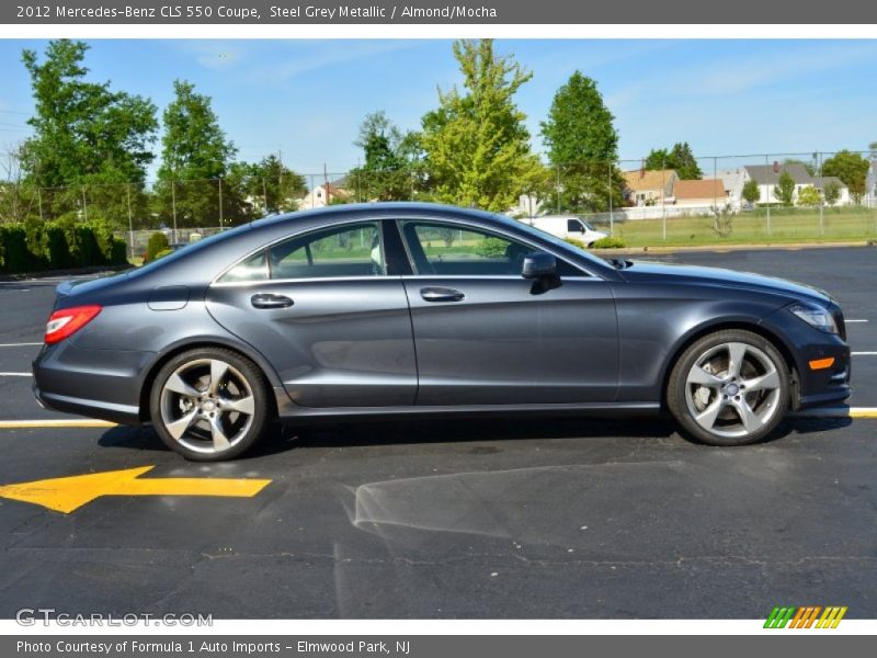 Steel Grey Metallic / Almond/Mocha 2012 Mercedes-Benz CLS 550 Coupe