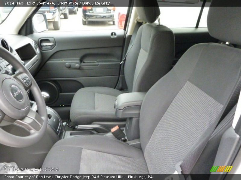 Bright White / Dark Slate Gray 2014 Jeep Patriot Sport 4x4