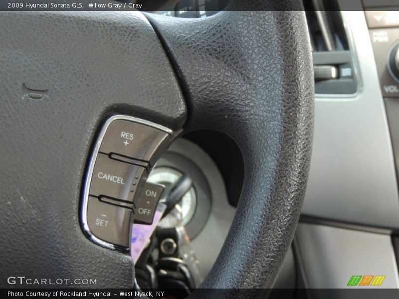 Willow Gray / Gray 2009 Hyundai Sonata GLS