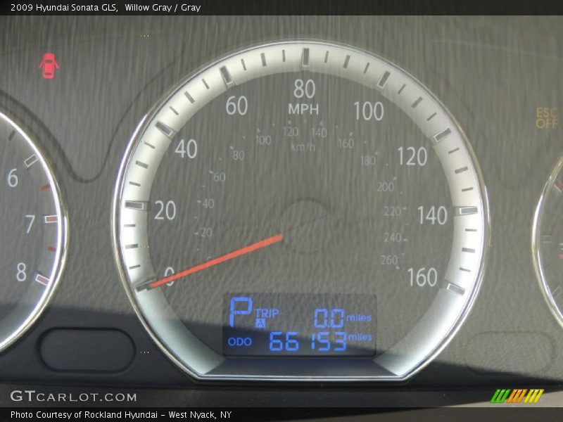 Willow Gray / Gray 2009 Hyundai Sonata GLS