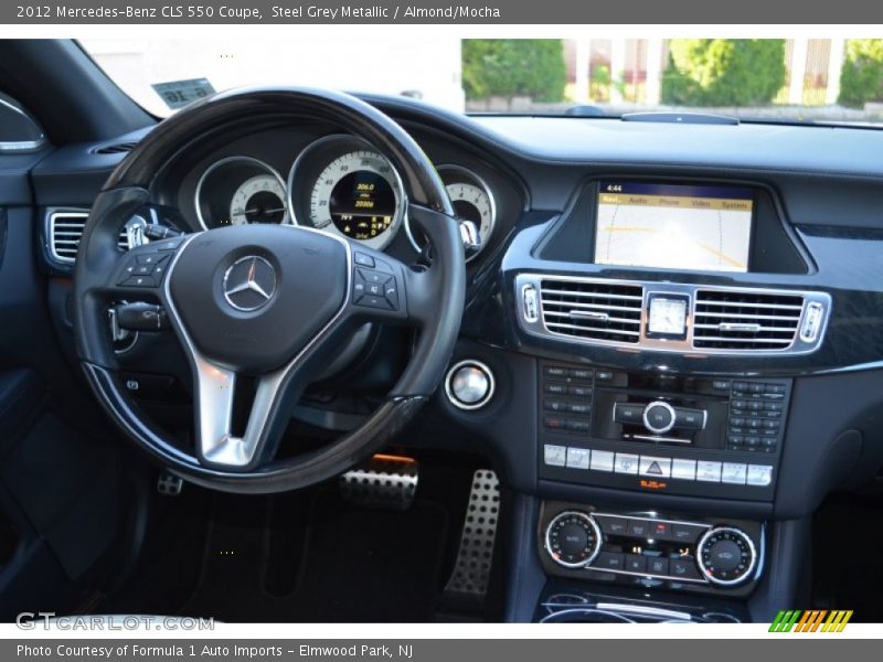 Steel Grey Metallic / Almond/Mocha 2012 Mercedes-Benz CLS 550 Coupe