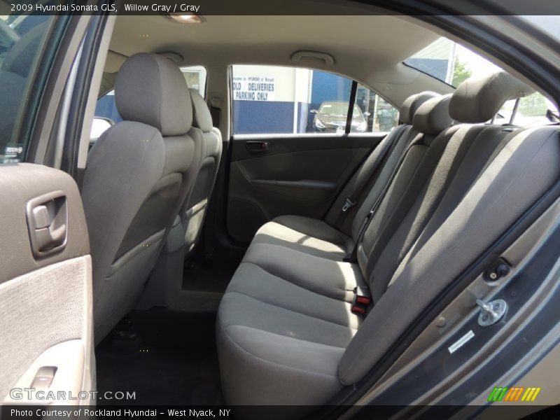 Willow Gray / Gray 2009 Hyundai Sonata GLS