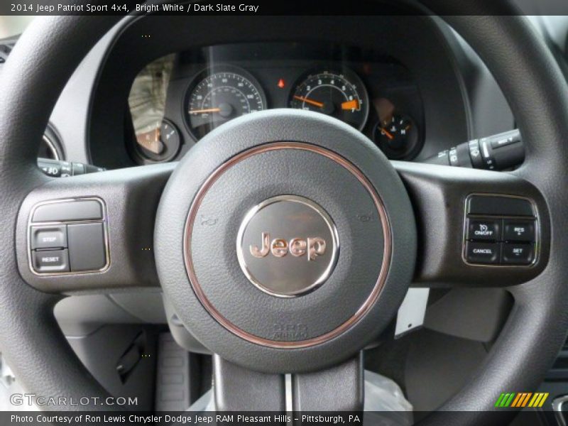 Bright White / Dark Slate Gray 2014 Jeep Patriot Sport 4x4
