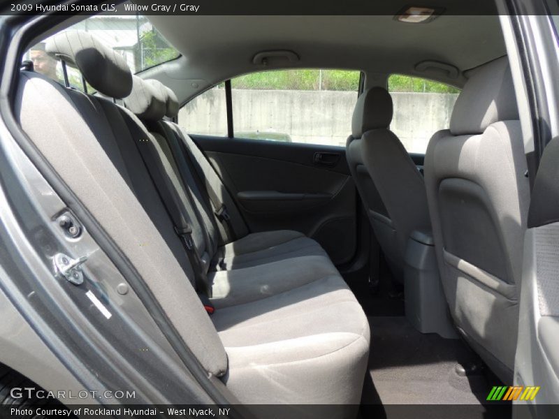 Willow Gray / Gray 2009 Hyundai Sonata GLS