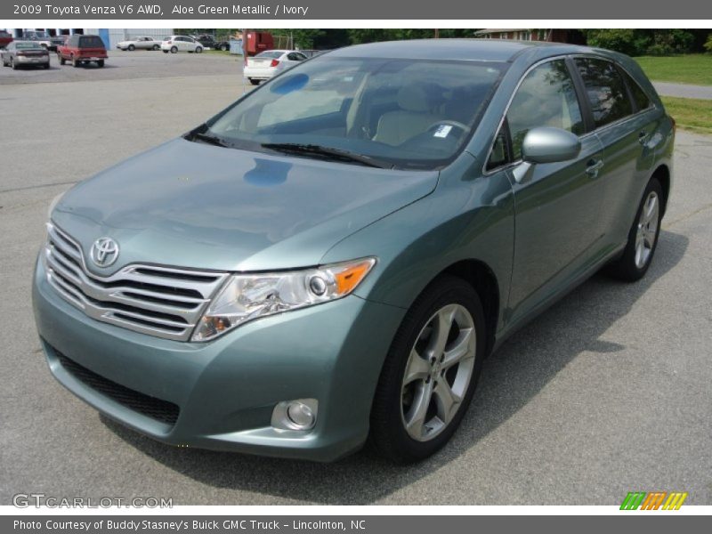 Aloe Green Metallic / Ivory 2009 Toyota Venza V6 AWD