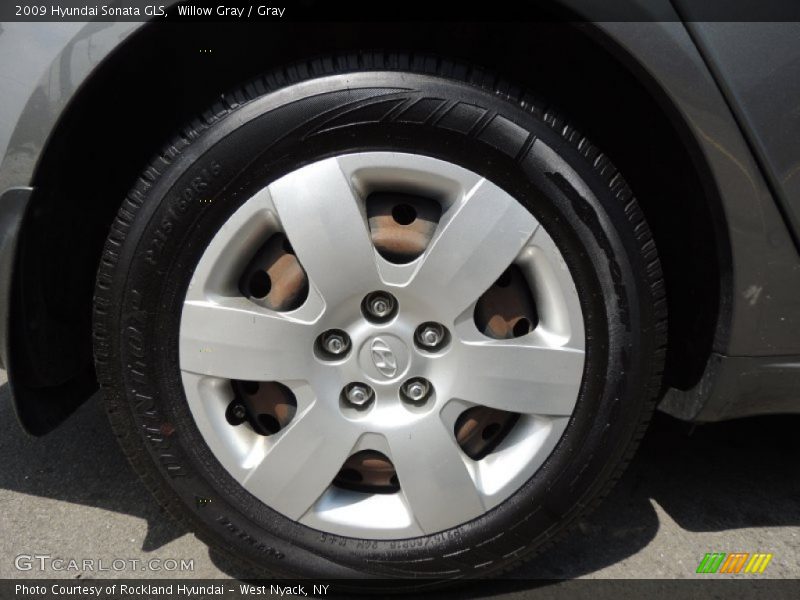 Willow Gray / Gray 2009 Hyundai Sonata GLS