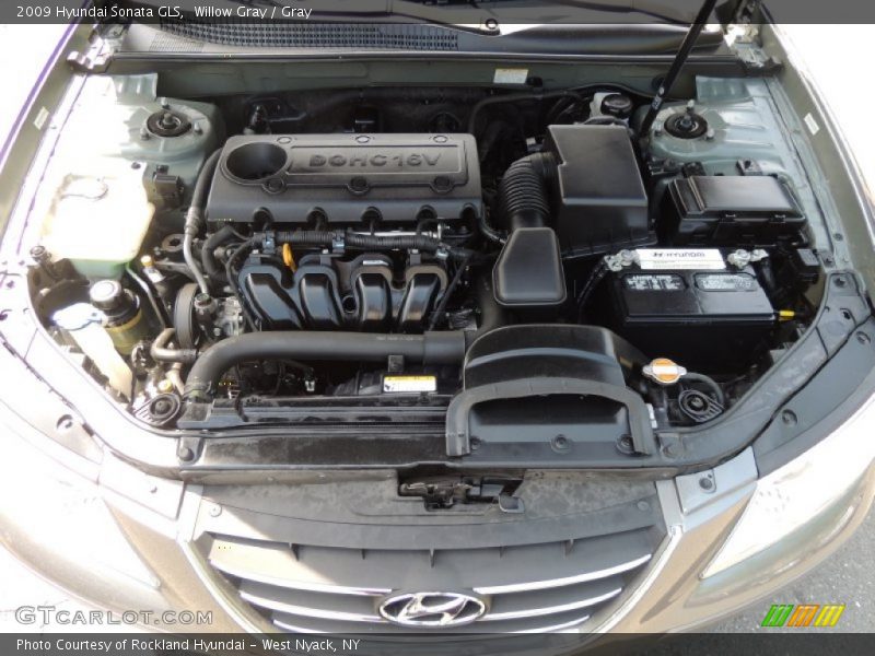 Willow Gray / Gray 2009 Hyundai Sonata GLS