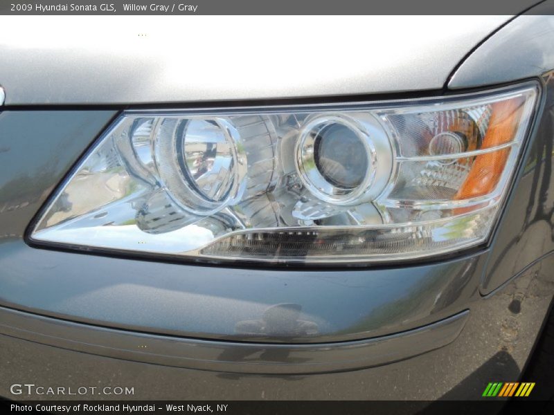 Willow Gray / Gray 2009 Hyundai Sonata GLS