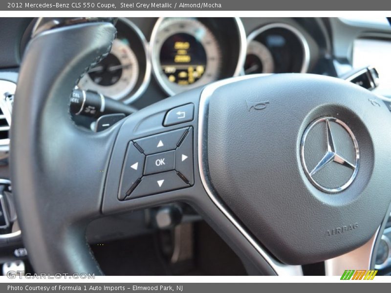 Steel Grey Metallic / Almond/Mocha 2012 Mercedes-Benz CLS 550 Coupe