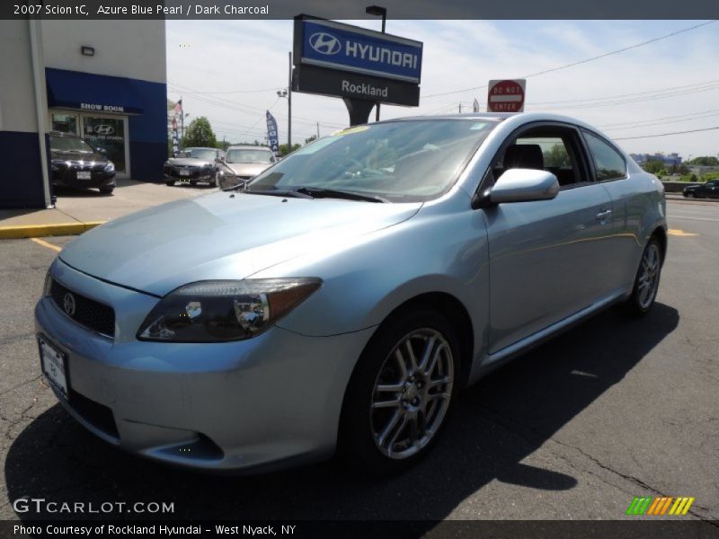 Azure Blue Pearl / Dark Charcoal 2007 Scion tC