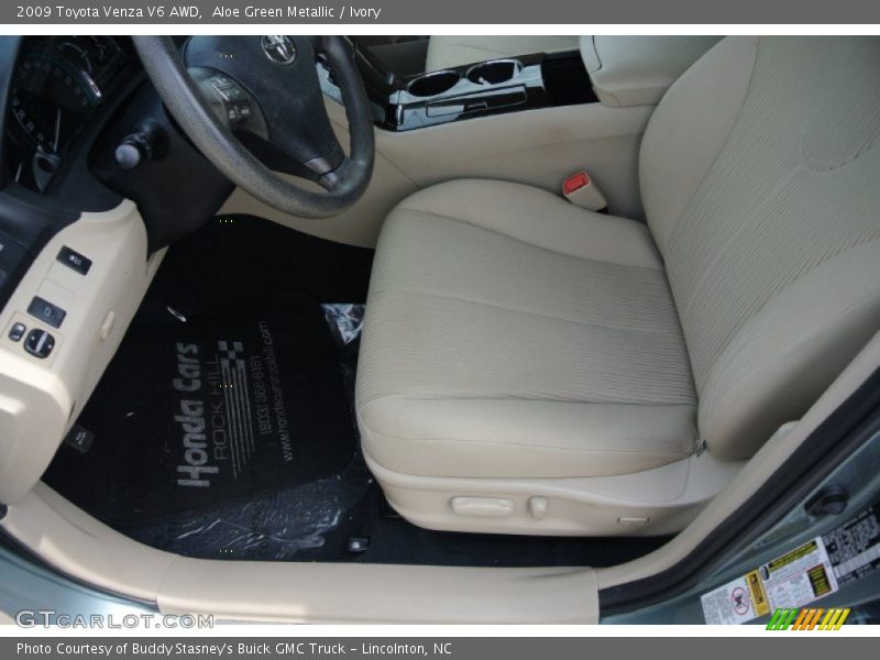 Aloe Green Metallic / Ivory 2009 Toyota Venza V6 AWD