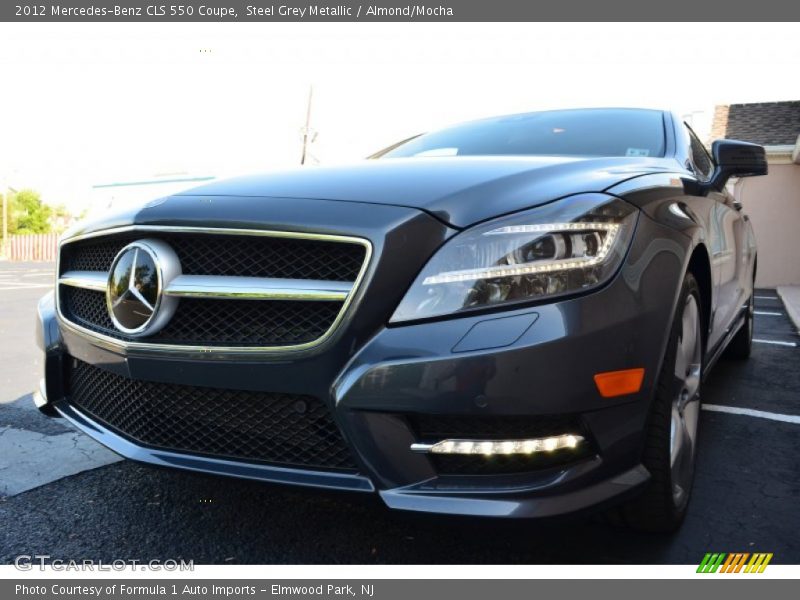 Steel Grey Metallic / Almond/Mocha 2012 Mercedes-Benz CLS 550 Coupe