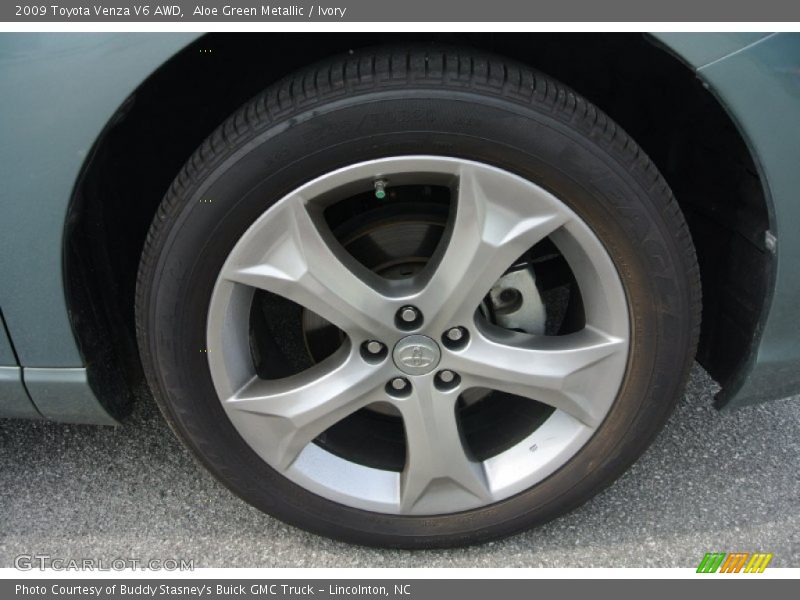 Aloe Green Metallic / Ivory 2009 Toyota Venza V6 AWD