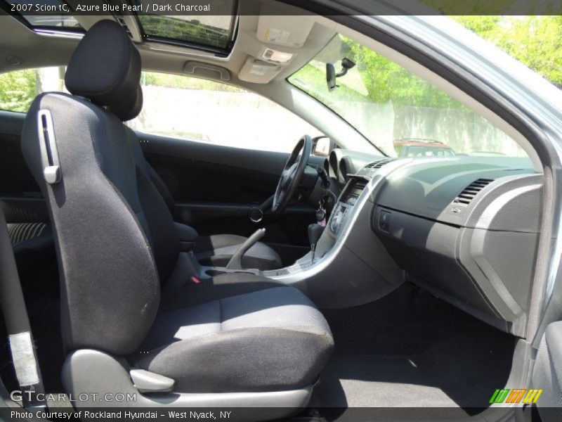 Azure Blue Pearl / Dark Charcoal 2007 Scion tC